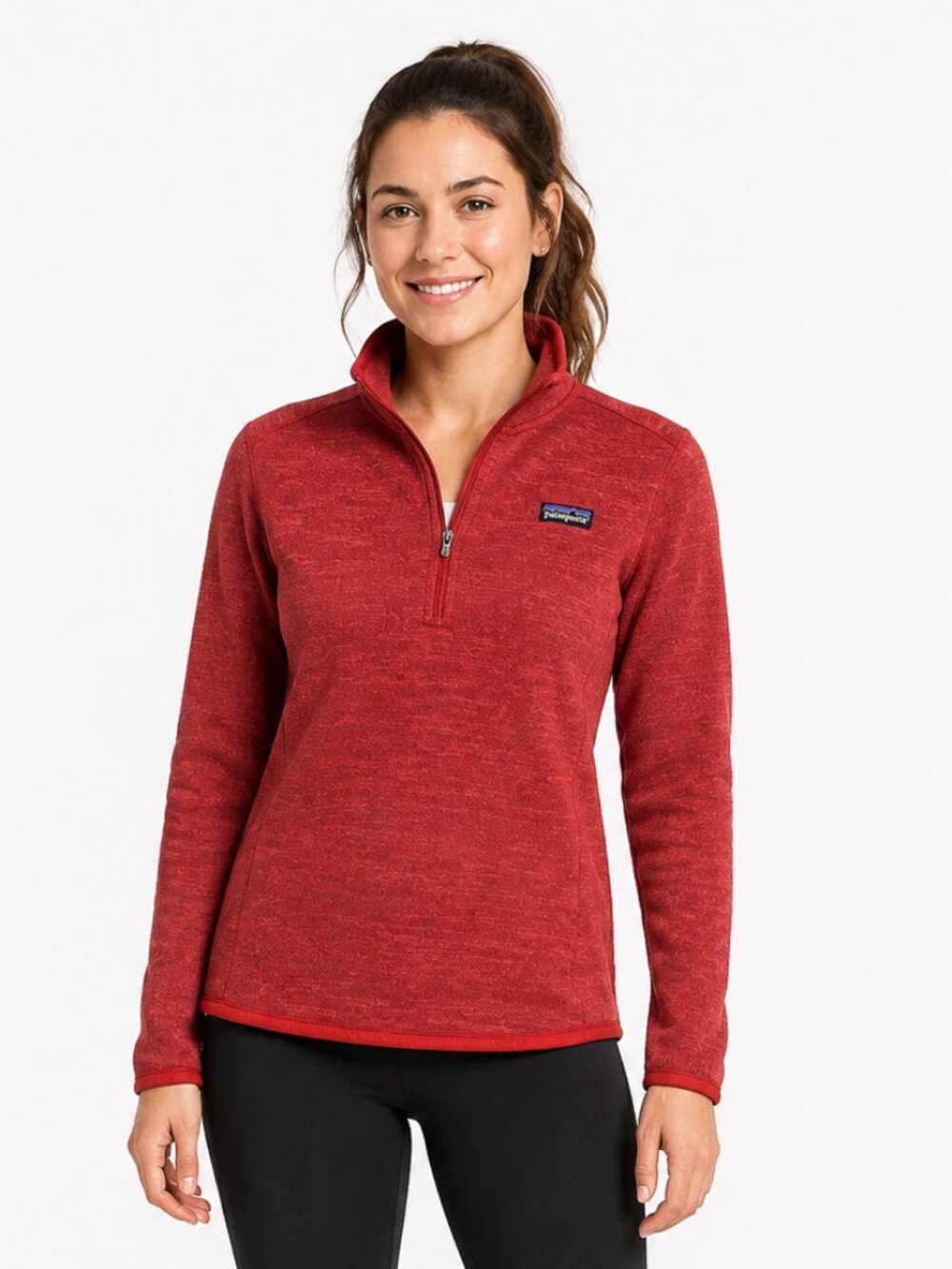 Patagonia Better Sweater 1/4 Zip Red Women’s L